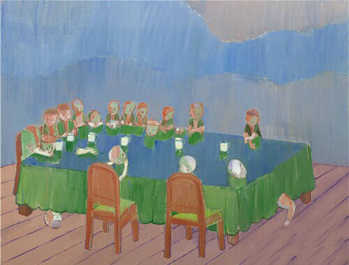 唐志冈《玩偶》170x220cm 布面油画 2014年