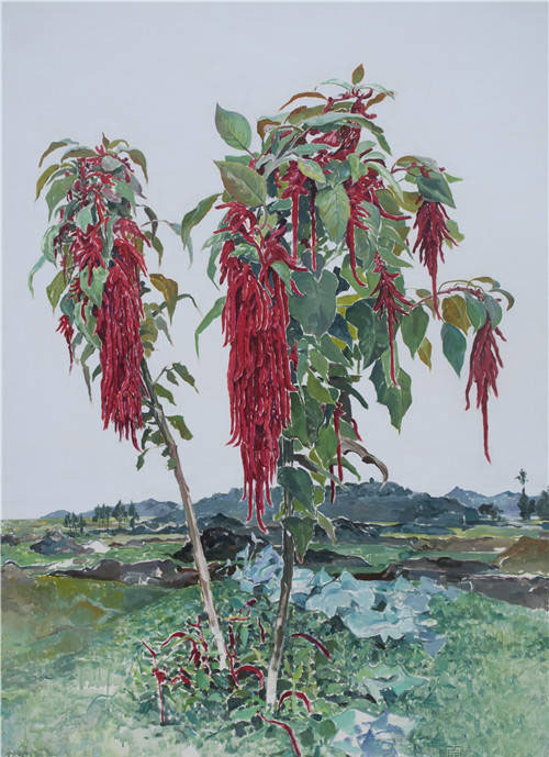 武俊《艳阳当空-3》 155x110cm 布面丙烯 2014